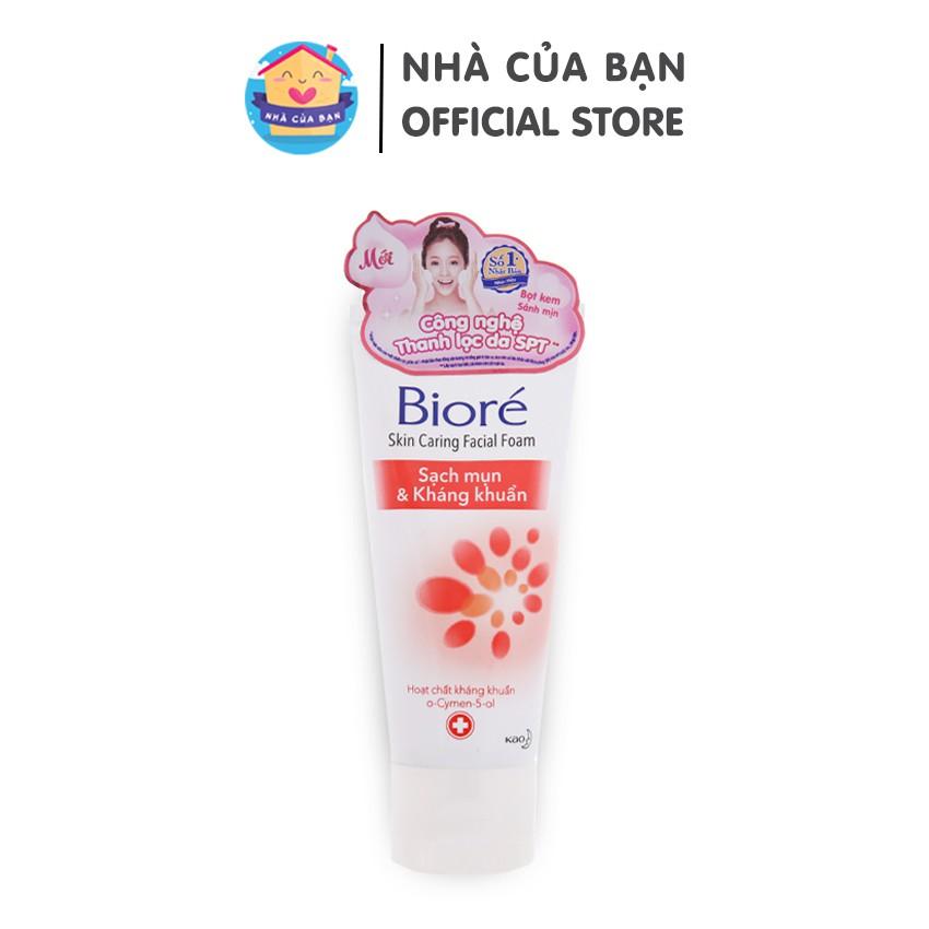 Sữa rửa mặt Biore kháng khuẩn & sạch mụn 100g giá rẻ, hàng hãng mới nhẩt