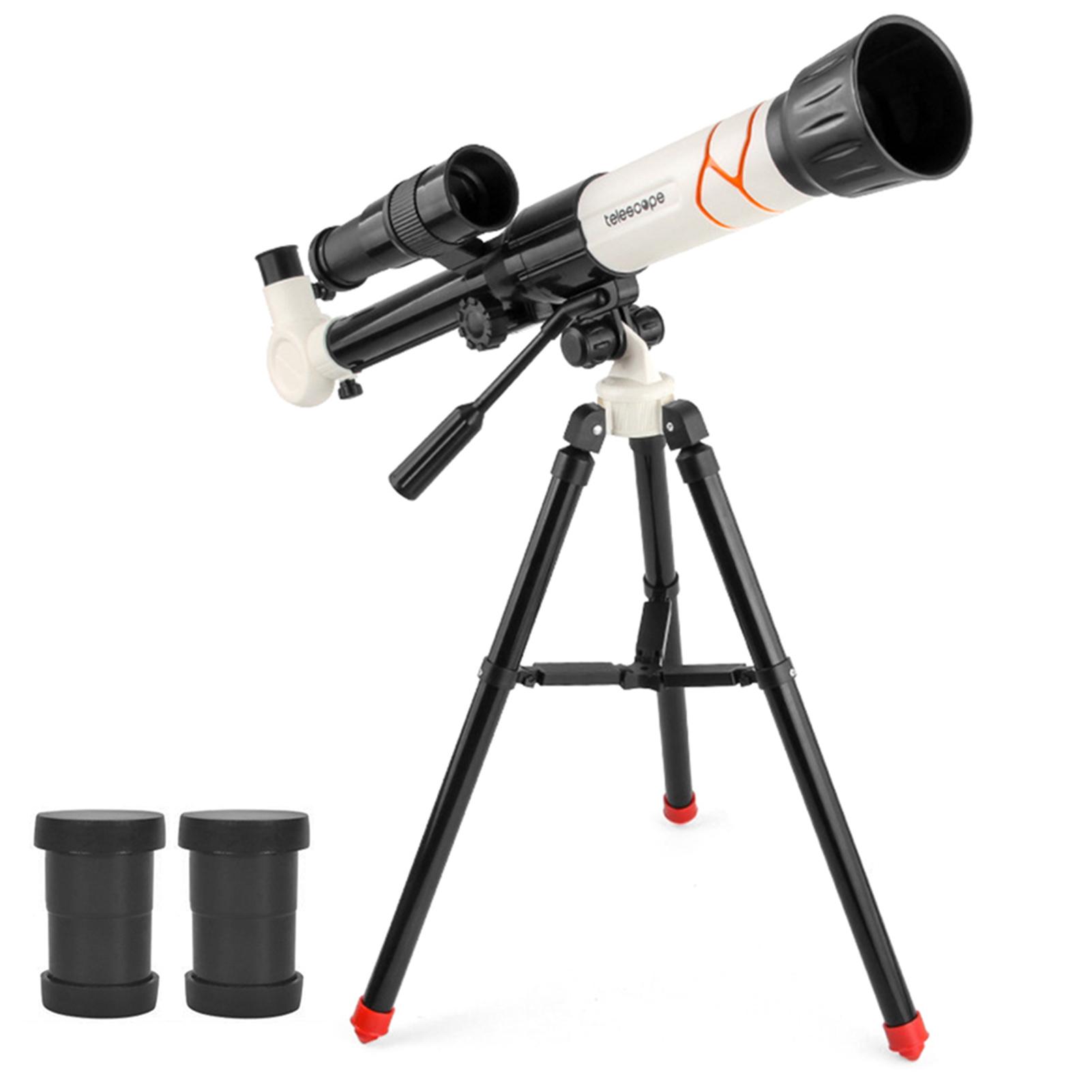 Kids Educational Telescopes with 3 Magnification Eyepieces Phone Clip for Children Beginners