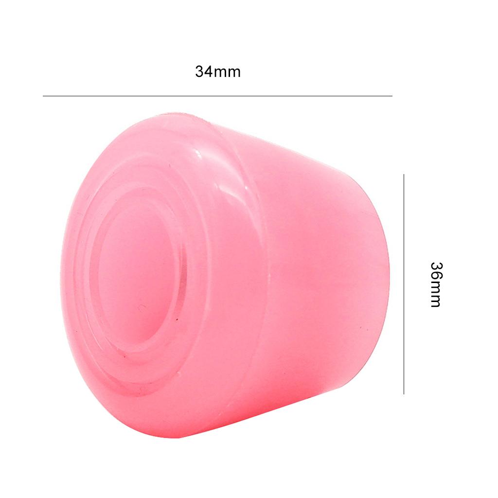 Durable PU Roller Skate Stoppers Toe Stop Rubber Skate Braking Plug Pad Replacement for Skating Practice Training Accessories