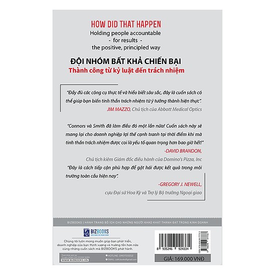 Đội Nhóm Bất Khả Chiến Bại - Thành Công Từ Kỷ Luật Đến Trách Nhiệm (Tặng kèm Booksmark)