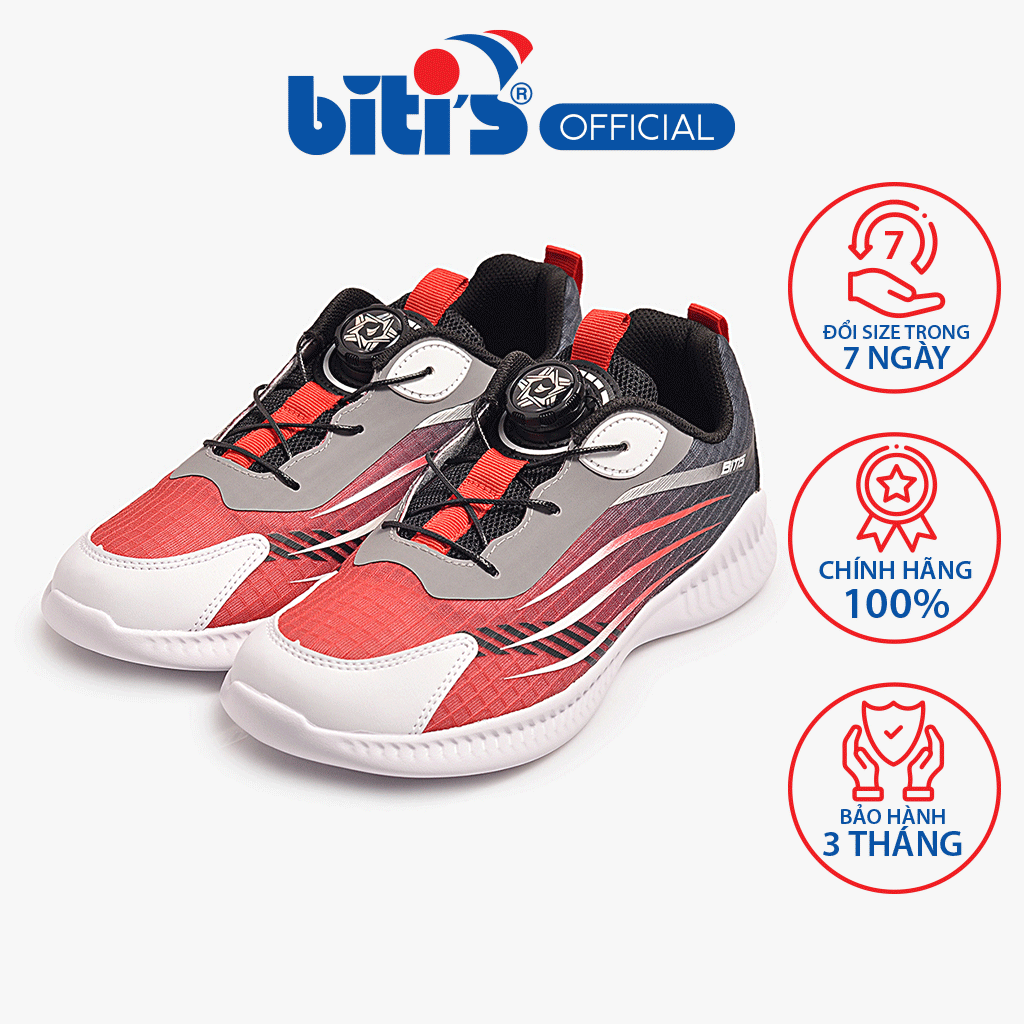 Giày Thể thao thông dụng đế Eva phun Bé trai Biti's BSB005000DOO (Đỏ)