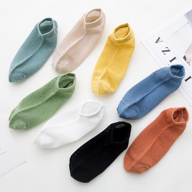 Sét 10 đôi tất Lưới nữ thông hơi siêu mát