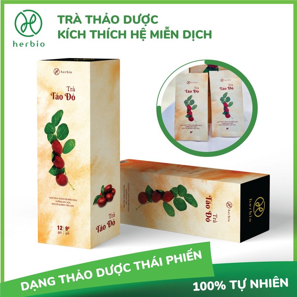 TRÀ THẢO MỘC TÁO ĐỎ HERBIO - tăng cường hệ miễn dịch, chống lão hóa, bảo vệ đường tiêu hóa