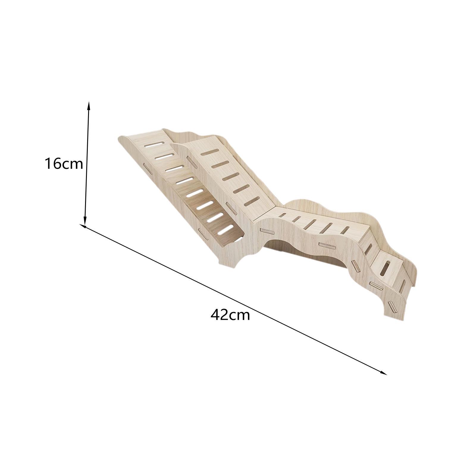 Hamster Ladder Hamster House Hideouts Landscaping Supplies Dwarf Gerbils Hamster Habitat Climbing Toy for Landscaping Rat Digging Small Pets