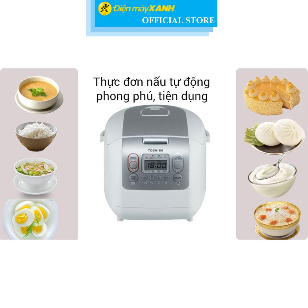 Nồi cơm điện tử Toshiba 1 lít RC-10NMFVN(WT) - Hàng chính hãng