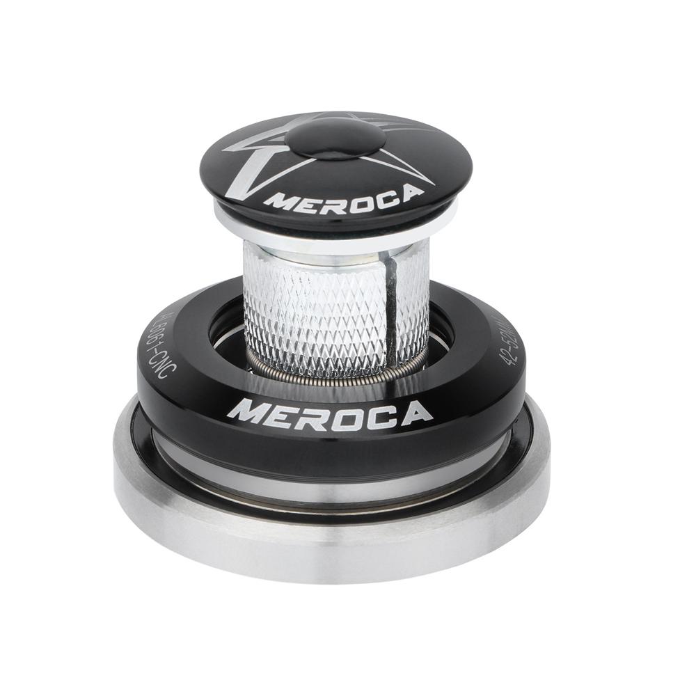 Bicycle 42-52mm Carbon Frame Headset Double Bearings Structure Aluminum Alloy Cycling Accessory Bike Headset with Expand Nut
