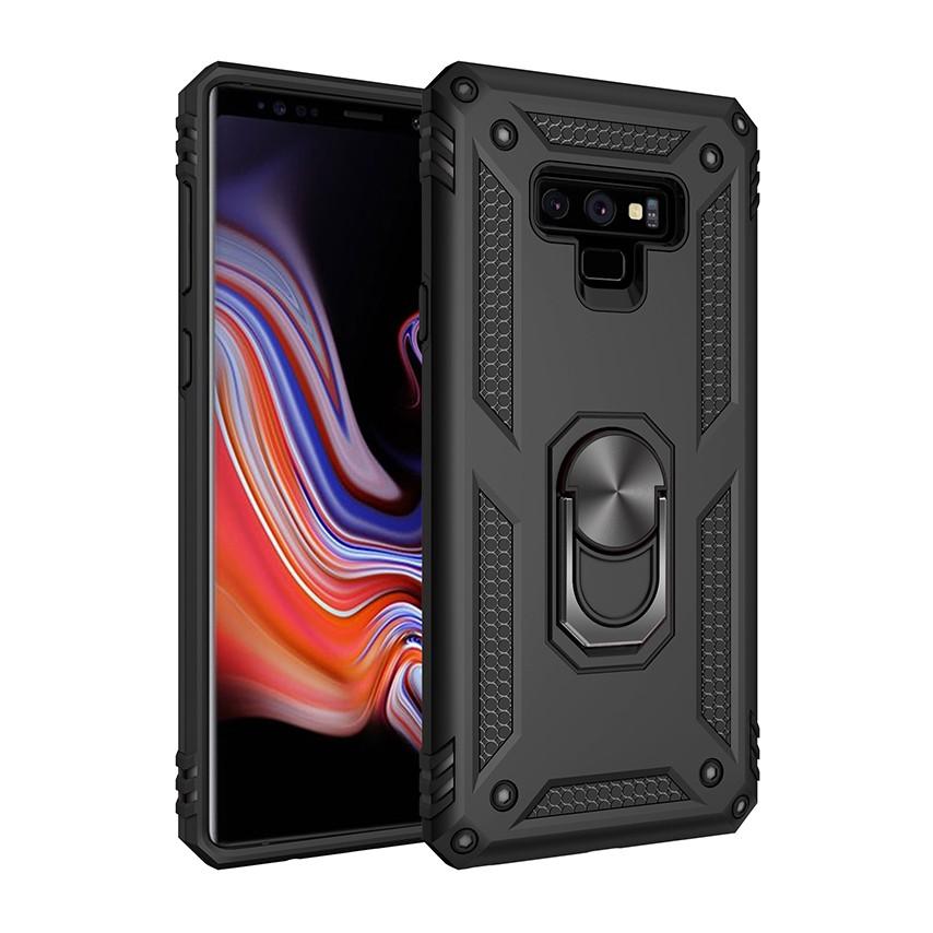 Ốp lưng cho Samsung Note 9 chống sốc 2 lớp kèm nhẫn iring làm giá đỡ