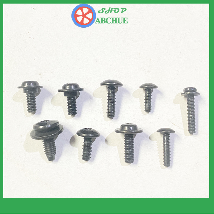 Bộ 75 ốc dàn áo ốc lục cho xe Honda gồm 9 loại khác nhau
