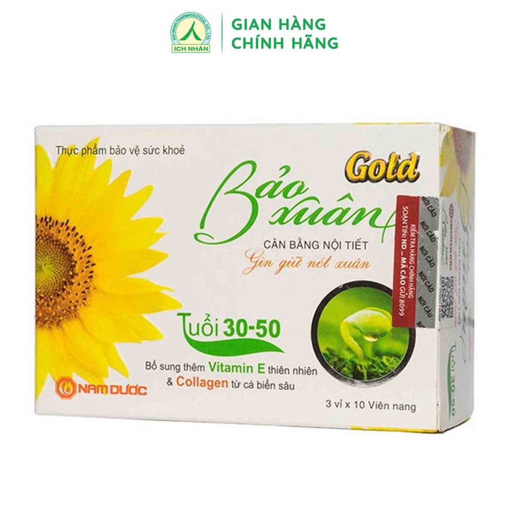 Combo Bảo Xuân Gold + Bảo Xuân Skin, Tăng Cường Nội Tiết Tố, Làm Đẹp Da, Tăng Cường Sinh Lý Nữ