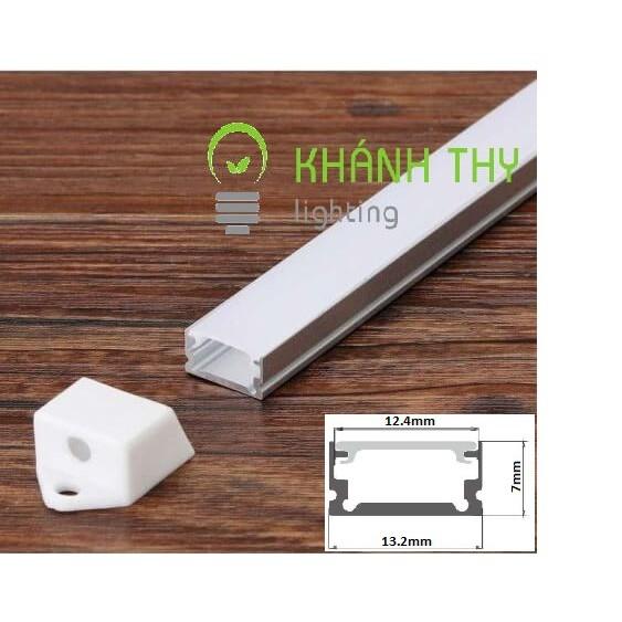 Đèn led thanh nhôm định hình lắp nổi 510 lắp tủ bếp, tủ quần áo, kệ trưng bày