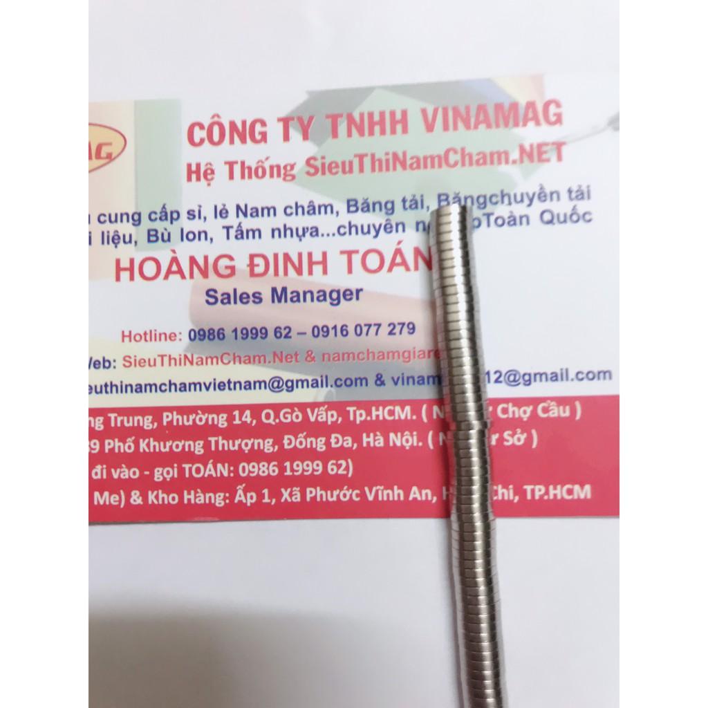Nam châm viên 5x1mm-100 viên - NCV5x1