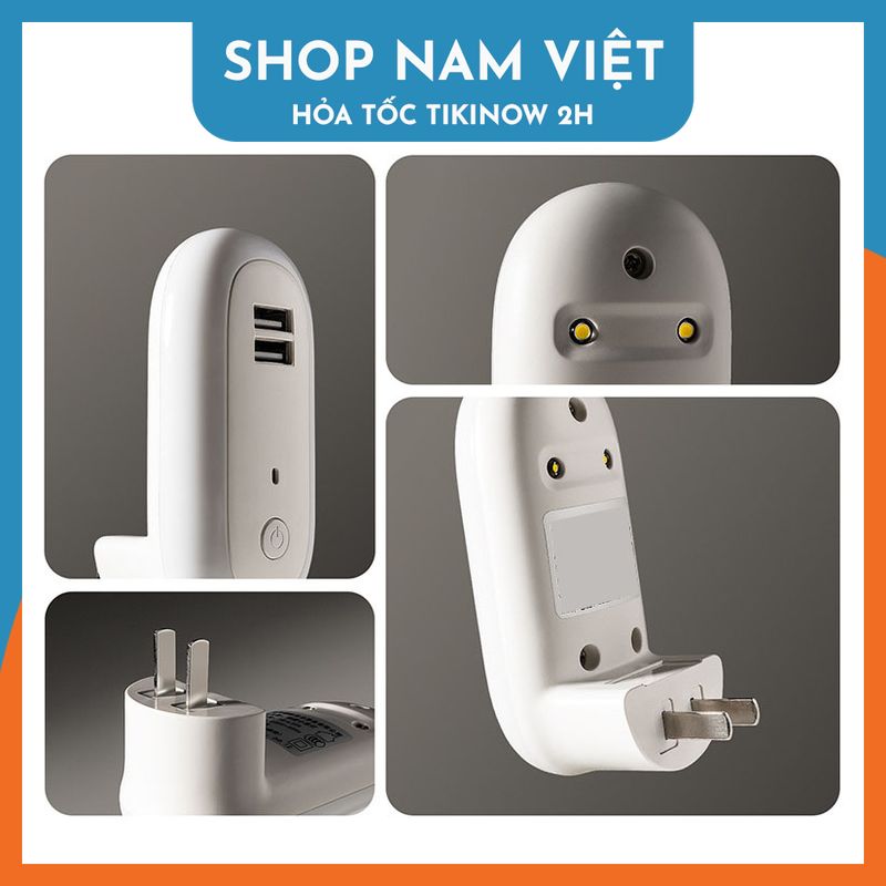 Đèn Ngủ Oval Thông Minh Kèm Remote, 10 Cấp Độ Sáng, Hẹn Giờ Tắt - Chính Hãng NAVIVU