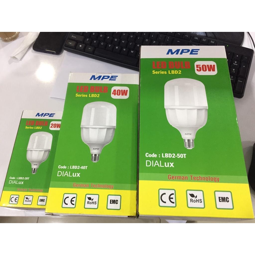 Bóng đèn led Bulb 50w - seri LBD2 - Thương Hiệu MPE