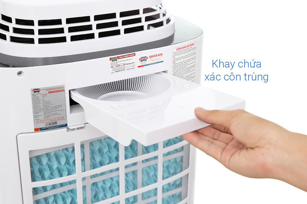 Quạt điều hòa có chức năng bắt muỗi và lọc không khí Sunhouse SHD7738, máy làm mát không khí 3in1 SHD7738 175W 20L - Hàng chính hãng