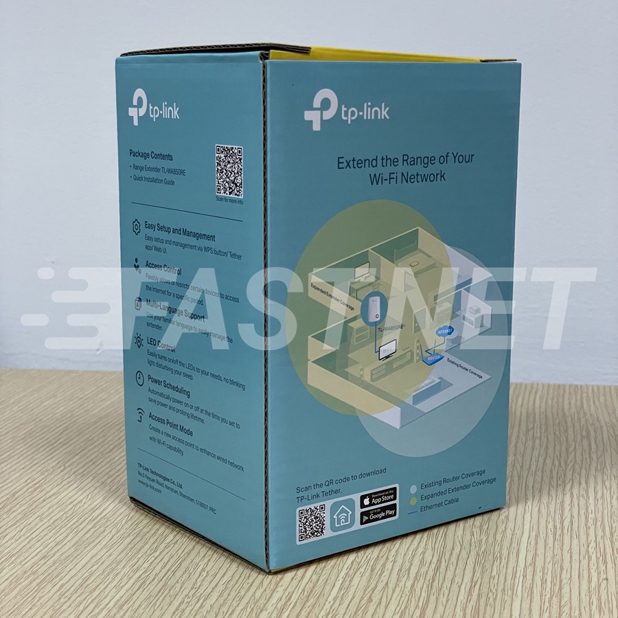 Bộ Mở Rộng Sóng Wi-Fi TP-Link TL-WA850RE Chuẩn N 300Mbps Hàng Chính Hãng