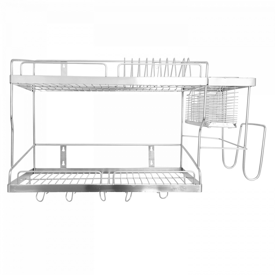 Kệ đa năng đựng chén dĩa ống đũa dao thớt inox 201