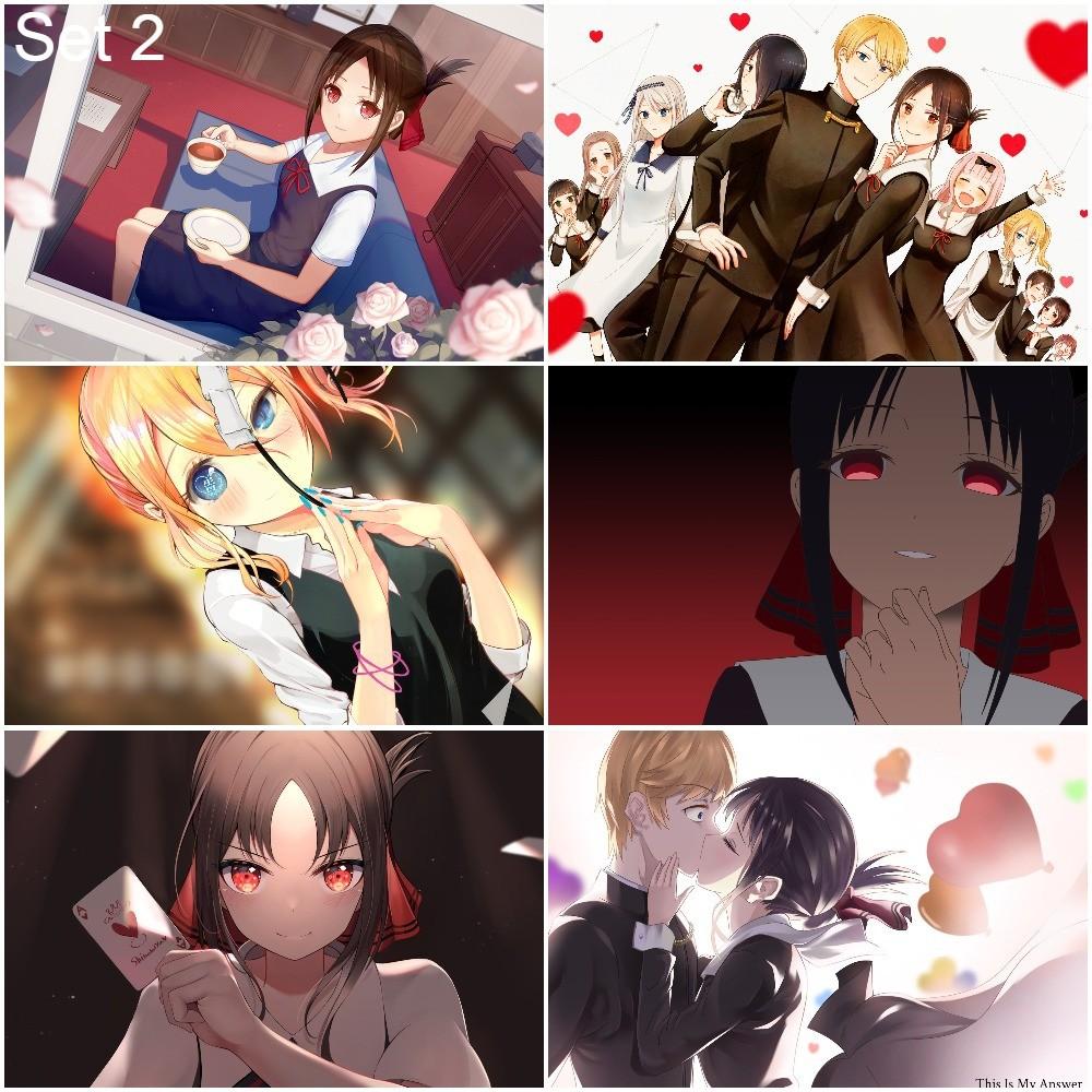 Bộ 6 Poster anime Kaguya-sama: Love Is War - Cuộc chiến tỏ tình của những  thiên tài (1) (bóc dán) - A3,A4,A5