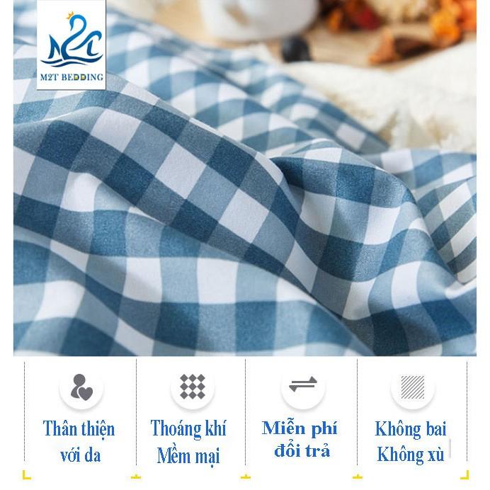 Bộ chăn ga gối Cotton Poly M2T Bedding drap giường Hàn Quốc miễn phí bo chun ga giường bọc đệm