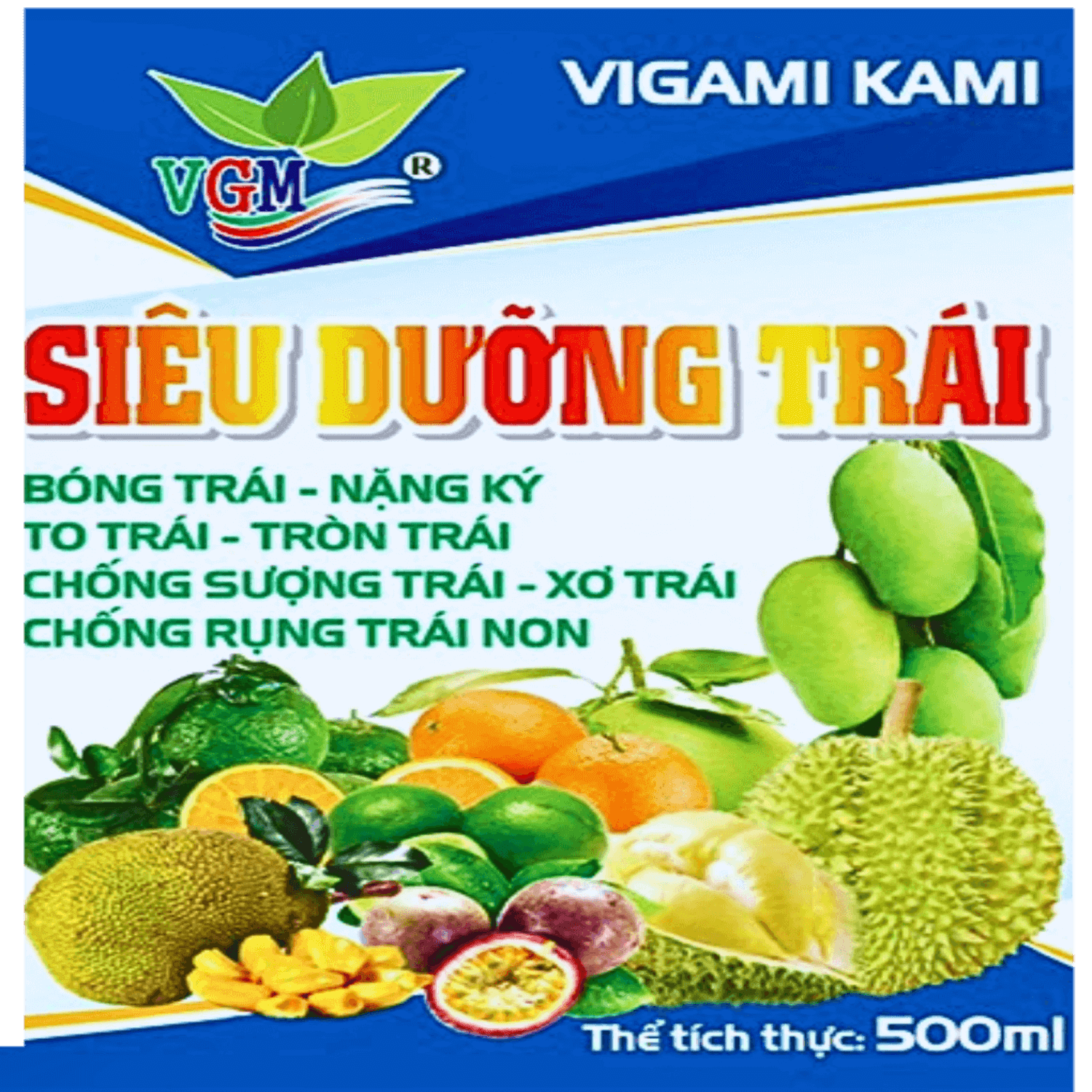 Phân bón VIGAMI KAMI siêu dưỡng trái 500ML