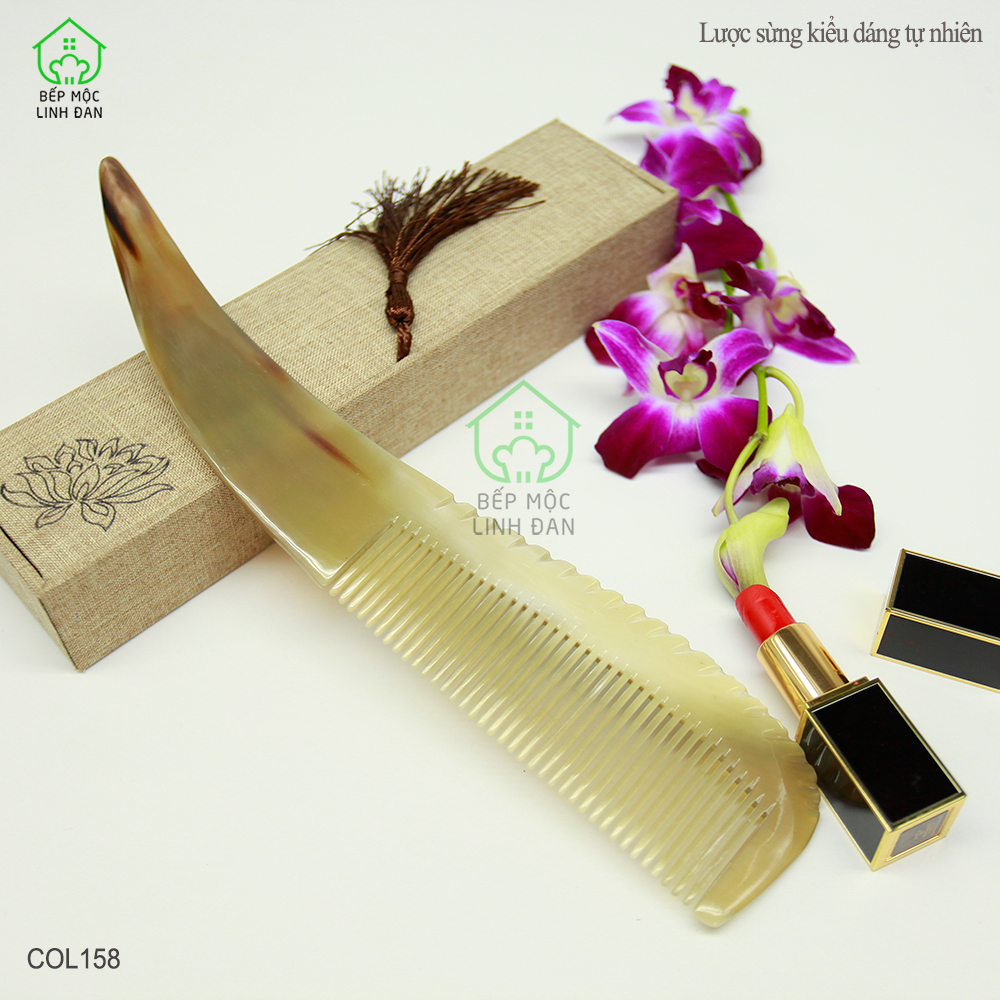 Lược Sừng Kiểu Dáng Tự Nhiên HAHANCO Mẫu Đặc Biệt
