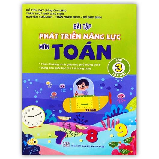 Sách - Combo Bài tập phát triển năng lực môn Toán lớp 3 - Tập 1 + 2