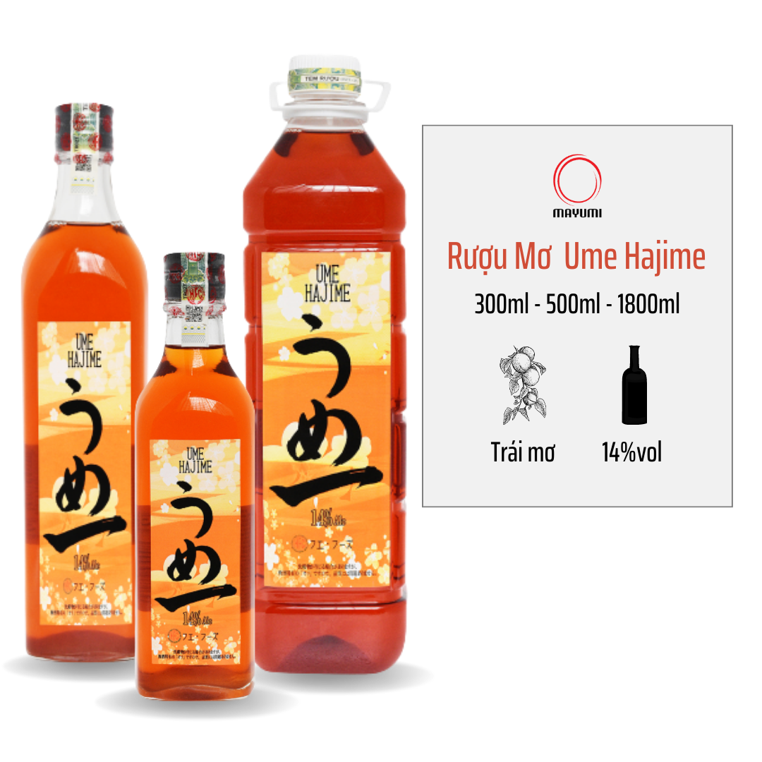 Rượu Shochu Mơ Ume Hajime 14