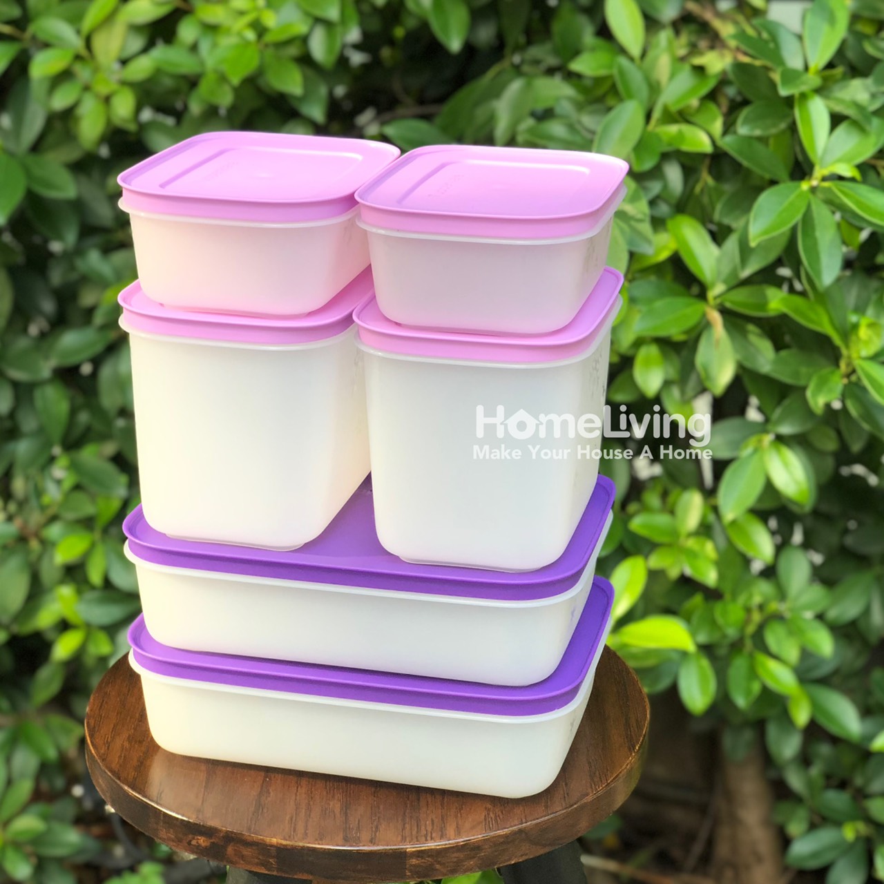 Bộ Trữ Đông Tupperware Freezermate Violet Set 6