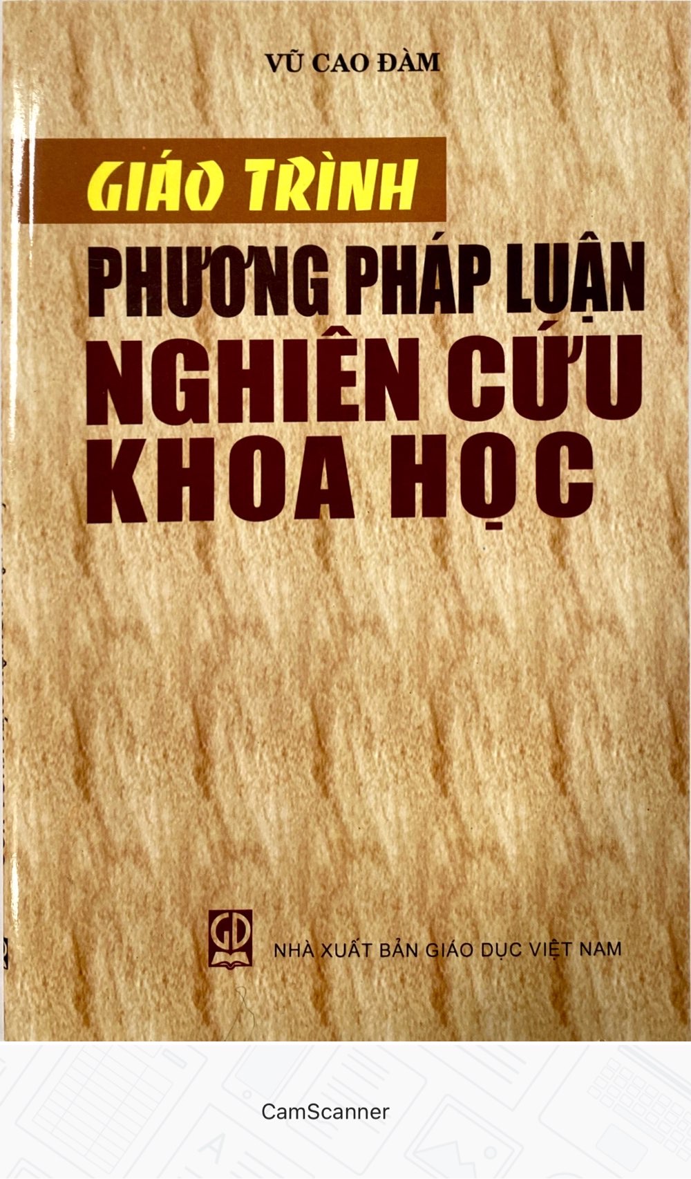 Giáo trình Phương pháp luận nghiên cứu khoa học - tái bán 2024