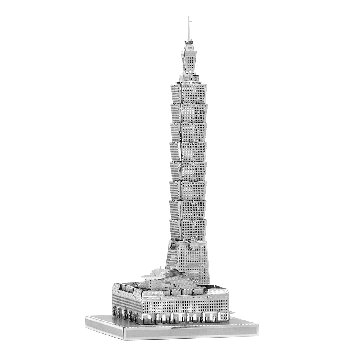 Mô Hình Kim Loại 3D Tự Lắp: Tháp Taipei 101 (Đài Loan) - Mô Hình Giải Trí - Xả Stress, Mô Hình Sưu Tầm, Mô Hình Trang Trí, Quà Tặng Mô Hình