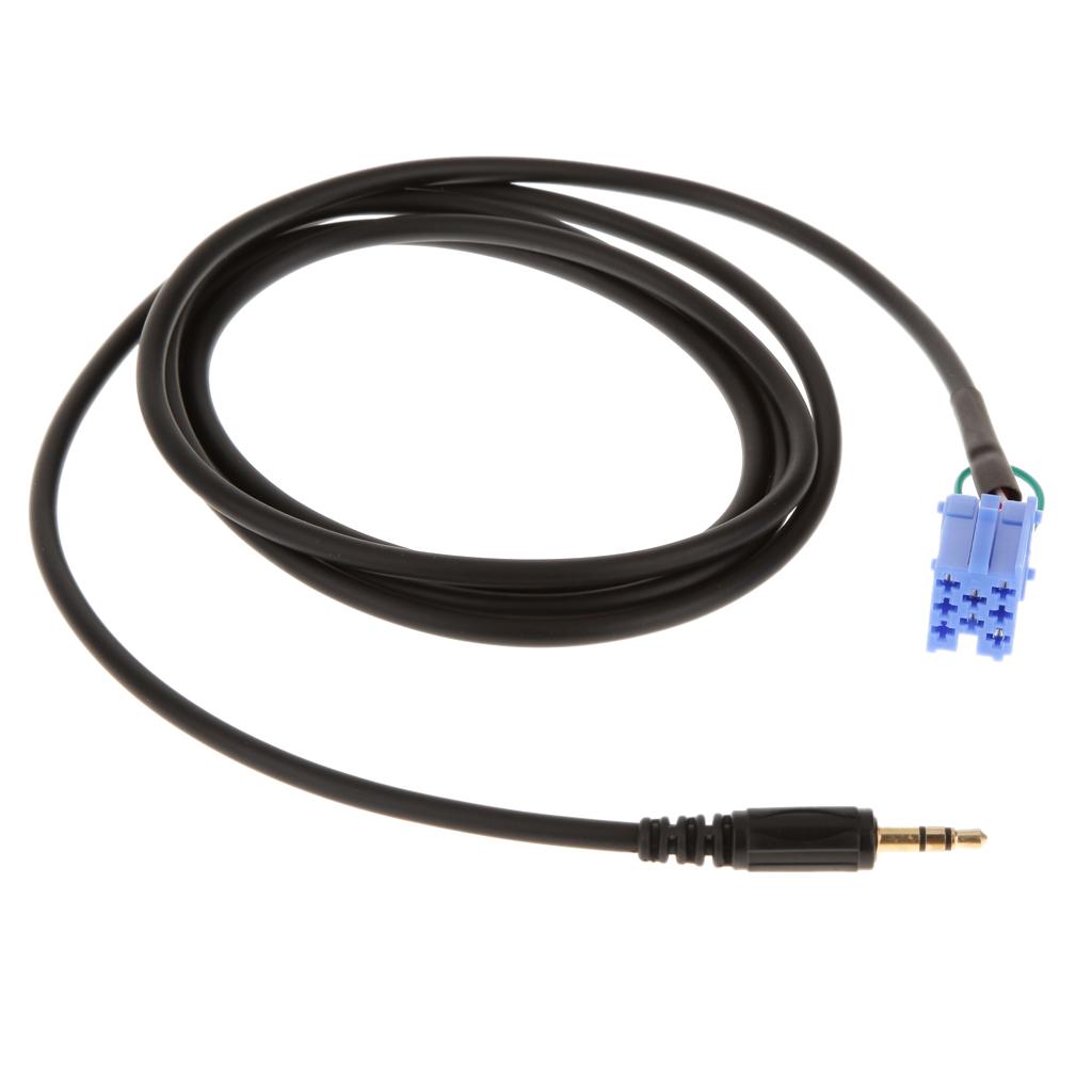 Car Radio 3.5mm Aux Music Adapter Cable for iPod iPhone Mp3 for Smart 450