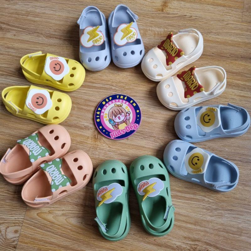Giày Sandal quai dán Cheerful Mario mẫu mới 2021 cho bé trai gái 1-5 tuổi