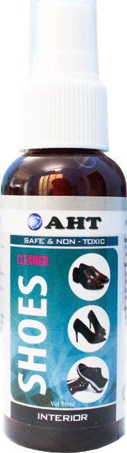 Chai xịt khử mùi giày Nano bạc tinh dầu quế - Shoes Cleaner AHT 50ml