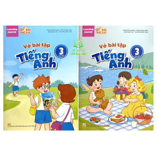 Sách - Vở bài tập tiếng anh 3 - tập 1 + 2 (global success)