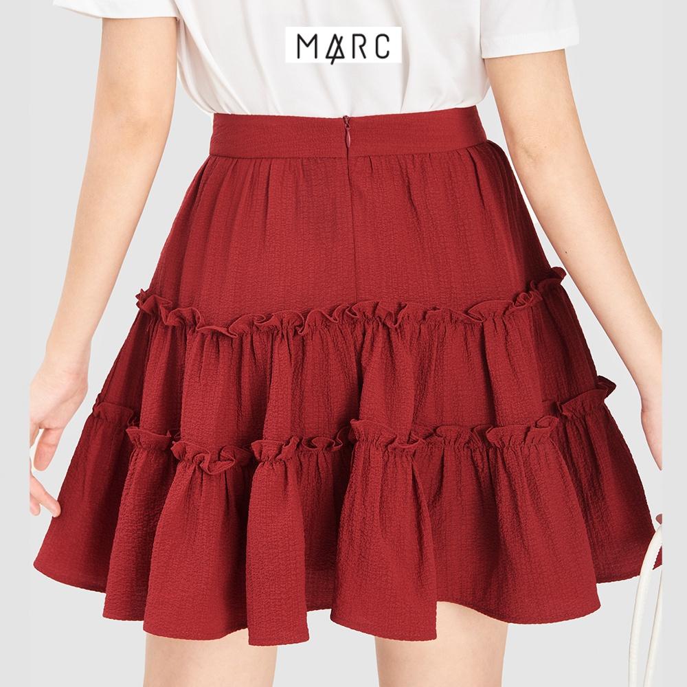 Váy nữ MARC FASHION mini 3 tầng viền bèo