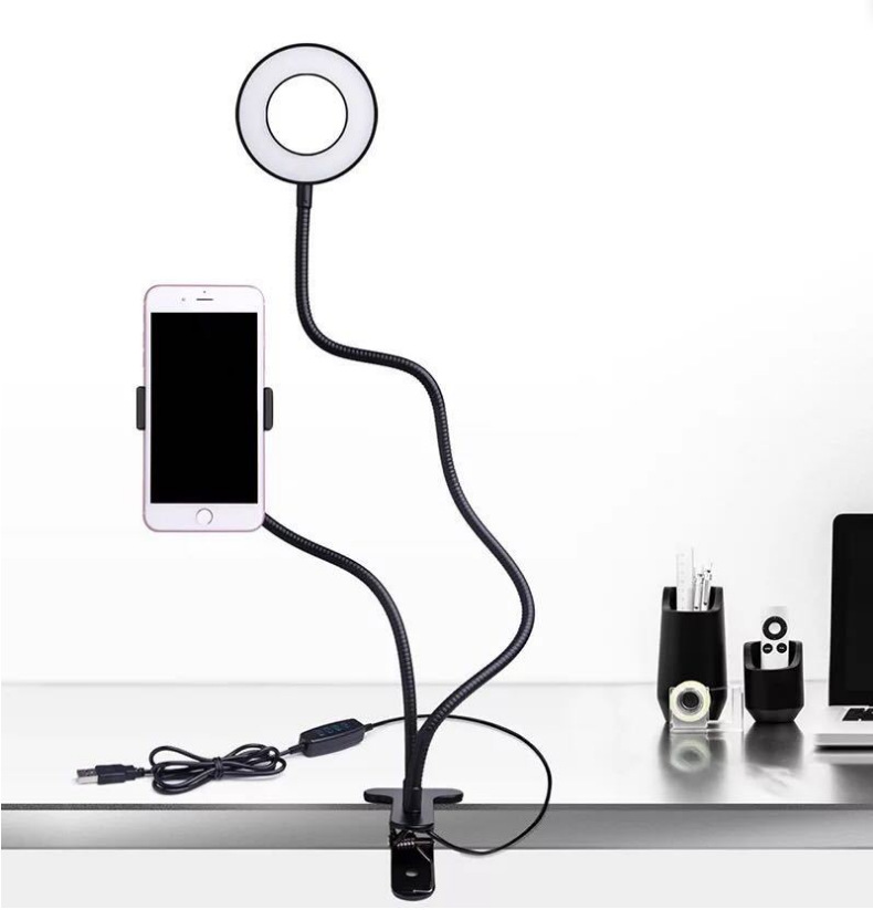 Đế kẹp điện thoại có đèn Led Likestream TIKTOK STN-V109