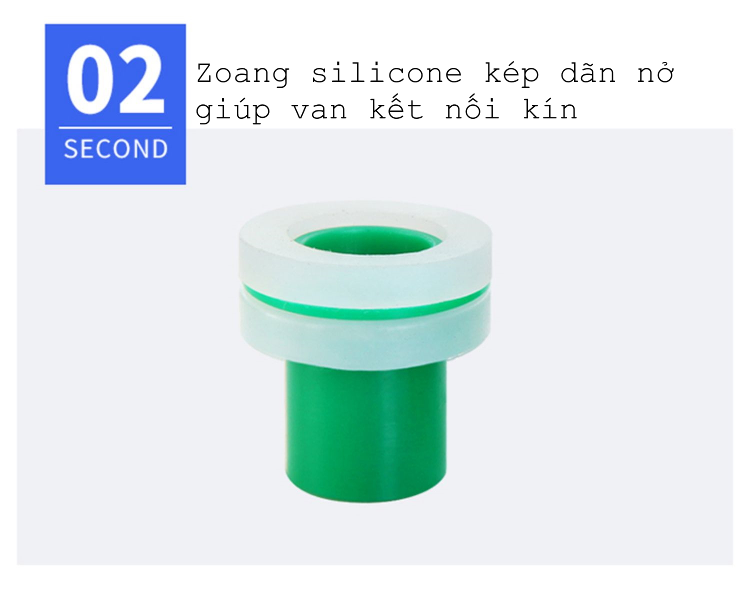 Combo 5 PHỤ KIỆN LẮP VAN NƯỚC NHANH. Model: LV1. Lắp van không cần cuốn cao su non hoặc băng keo tan. BỀN BỈ - NHANH GỌN - HIỆU QUẢ