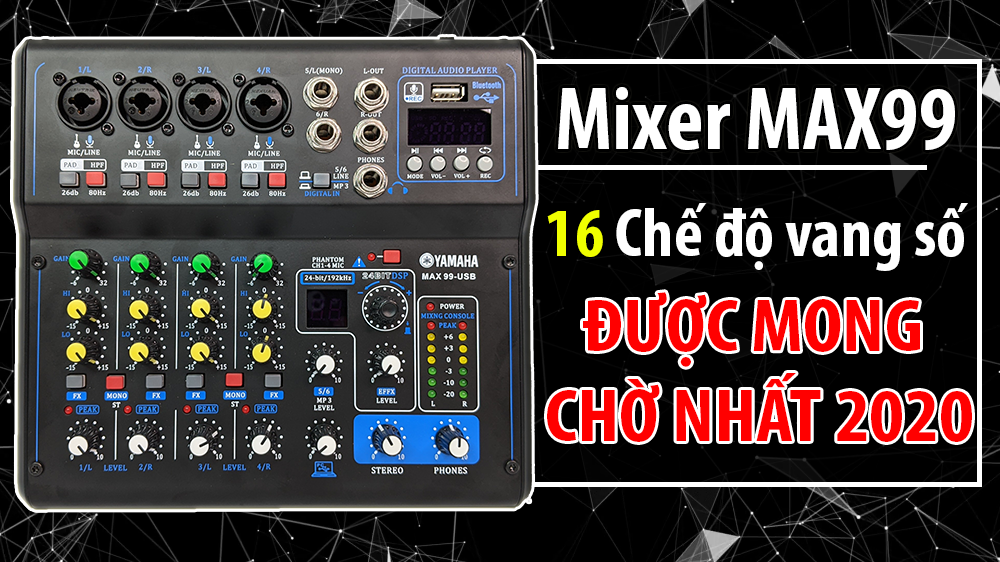 Combo thu âm, livestream Micro Max 79, Mixer Max 99 - Kèm full phụ kiện kẹp micro, màng lọc, tai nghe, giá đỡ ĐT, dây canon, dây livestream - Hỗ trợ thu âm, karaoke online chuyên nghiệp - Hàng nhập khẩu