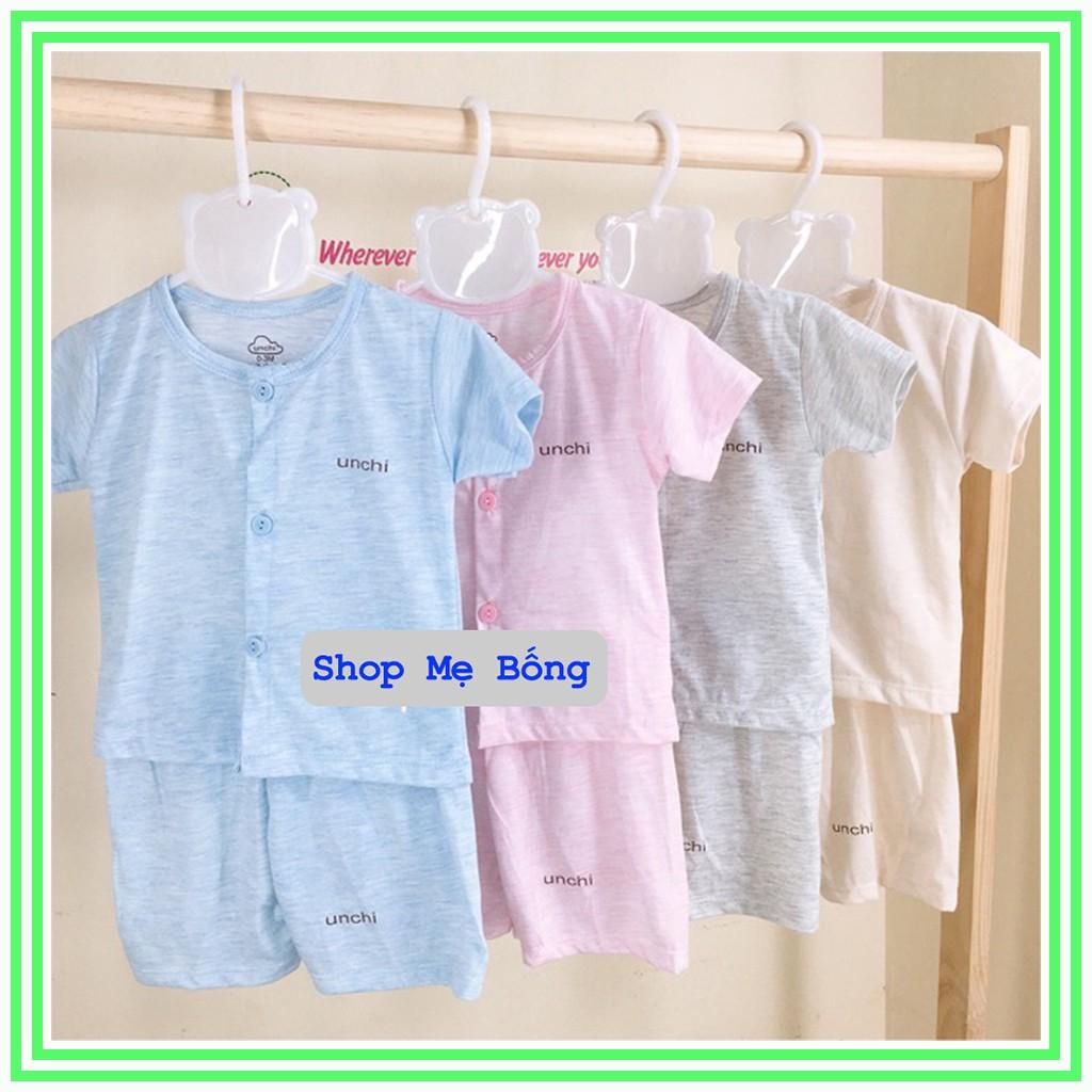 Bộ cộc tay cho bé trai gái sơ sinh quần áo trẻ em vải cotton loang co giãn thoáng mát (0-13kg) – BCT02