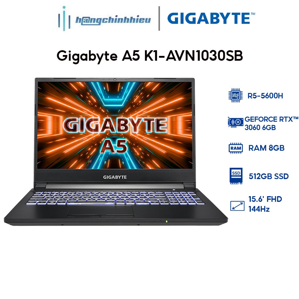 Laptop Gigabyte A5 K1-AVN1030SB Hàng chính hãng