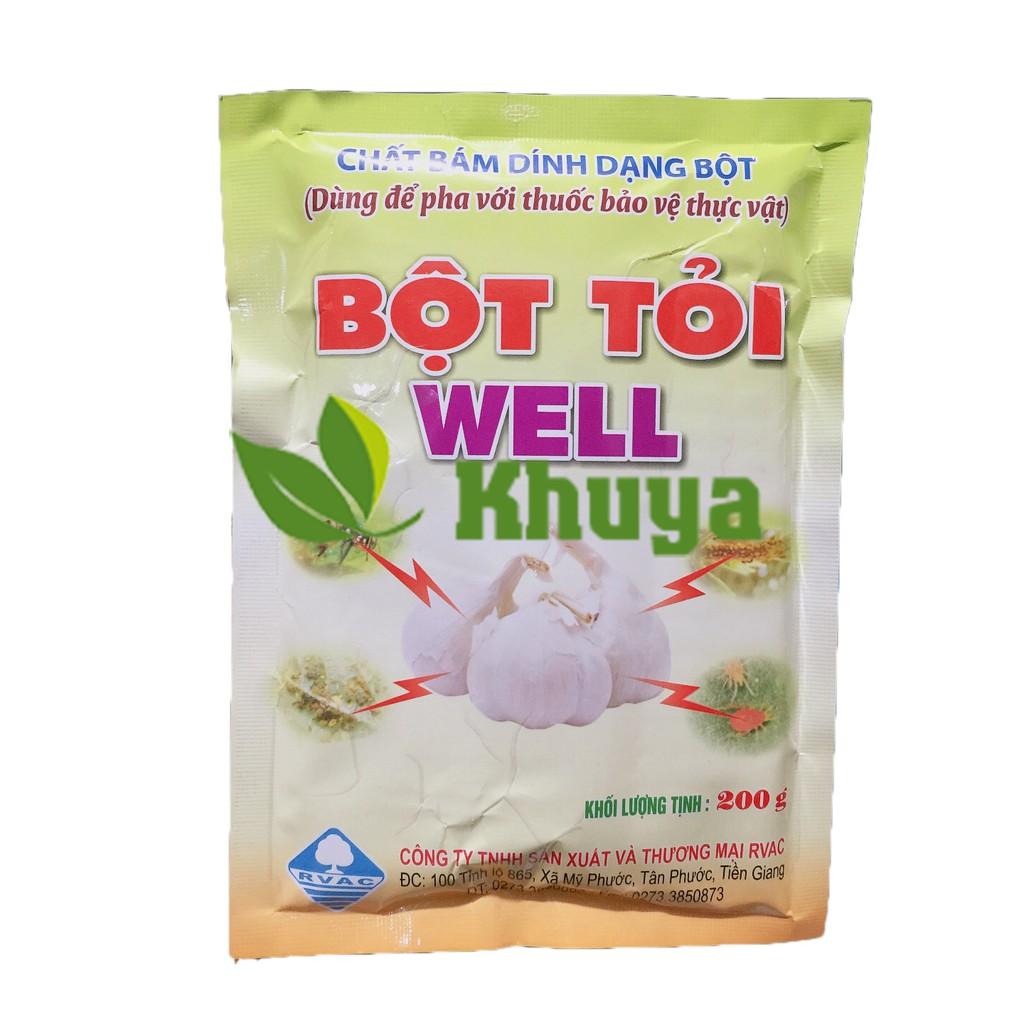 Chất phòng trừ và xua đuổi côn trùng Bột Tỏi Well 200gr