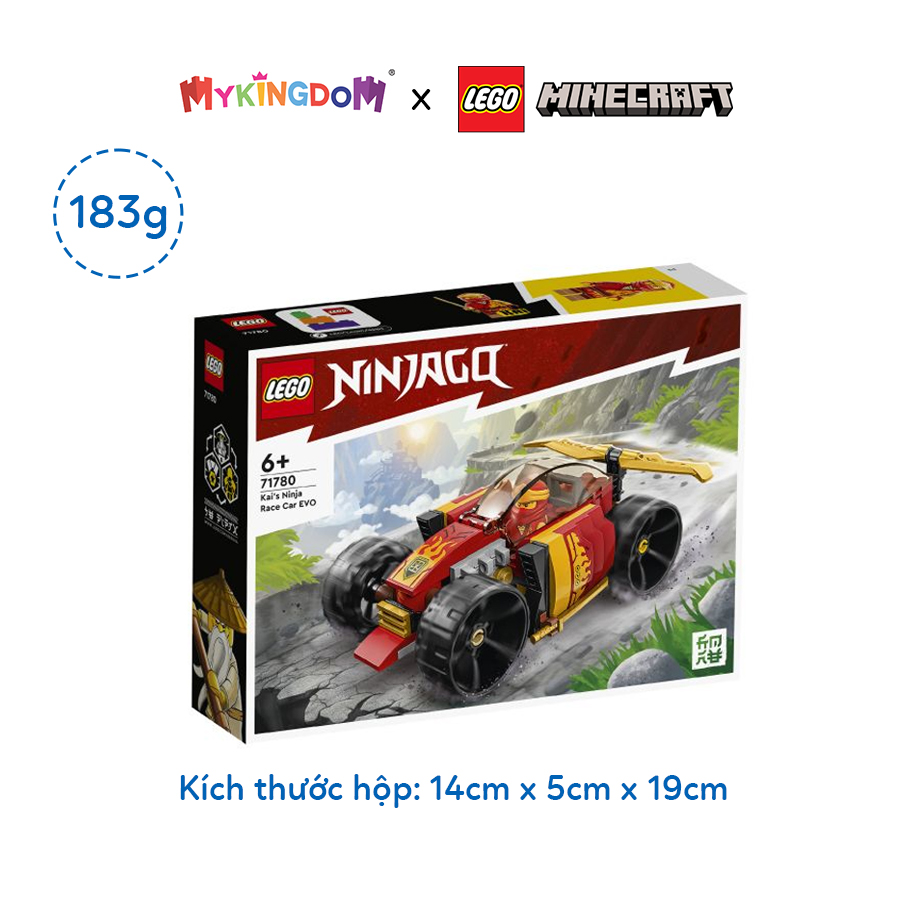 Đồ Chơi Lắp Ráp LEGO Ninjago Xe Đua Địa Hình Tiến Hóa Của Kai 71780 (74 chi tiết)