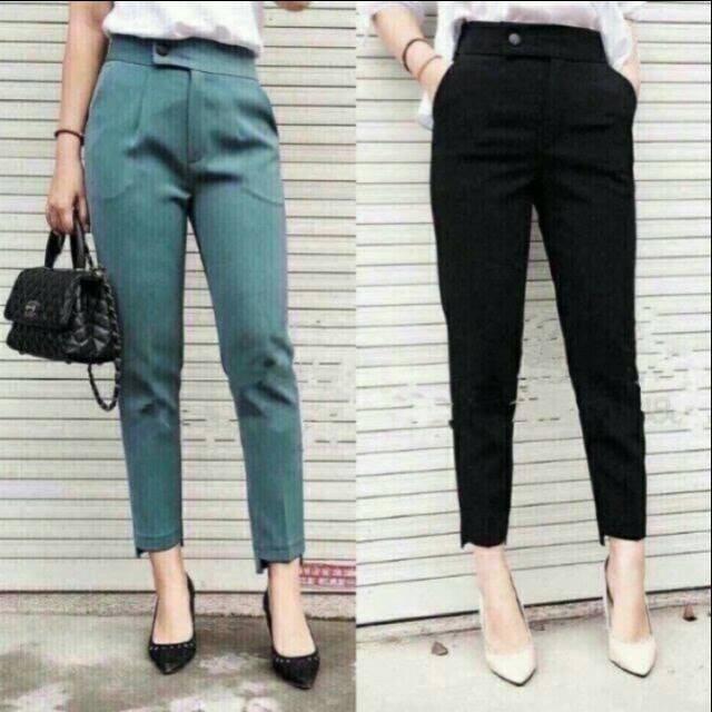 ️GIÁ BUÔN SỈ - Quần Baggy gấu lệch vải tuyết mưa đẹp