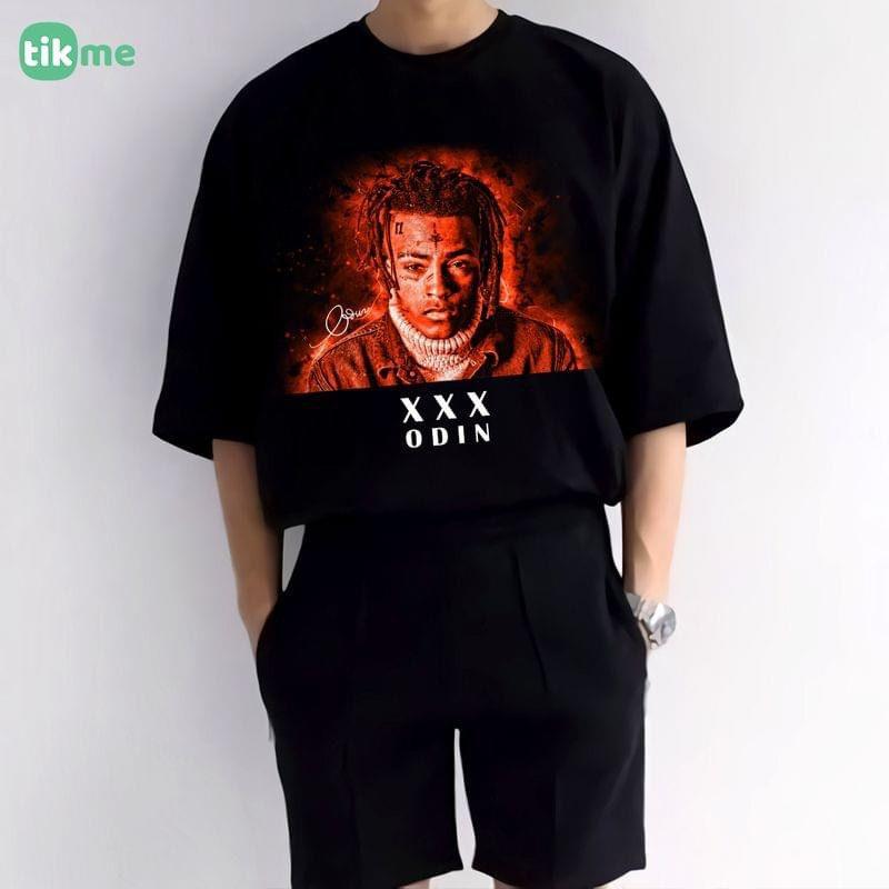 ÁO THUN NAM NỮ COTON BIG SIZE TRAI DA ĐEN XX ODIN