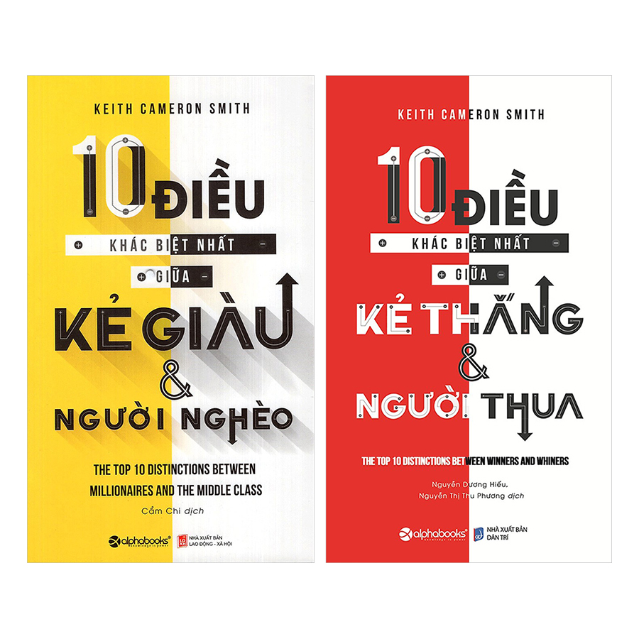 Combo Giải Mã Bí Mật Của Sự Thành Công (10 Điều Khác Biệt Nhất Giữa Kẻ Giàu Và Người Nghèo + 10 Điều Khác Biệt Nhất Giữa Kẻ Thắng Và Người Thua)(2 Cuốn)