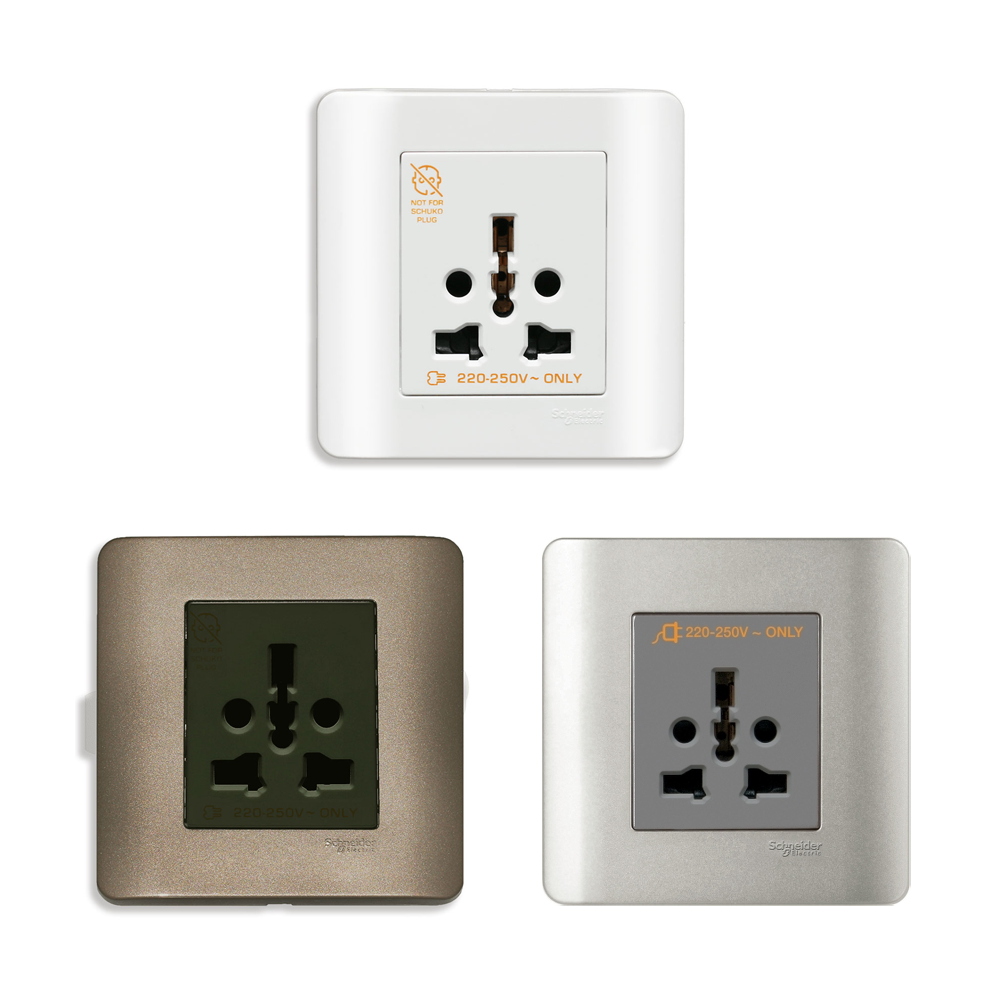 Ổ cắm đa năng Schneider E84426 16A Zencelo