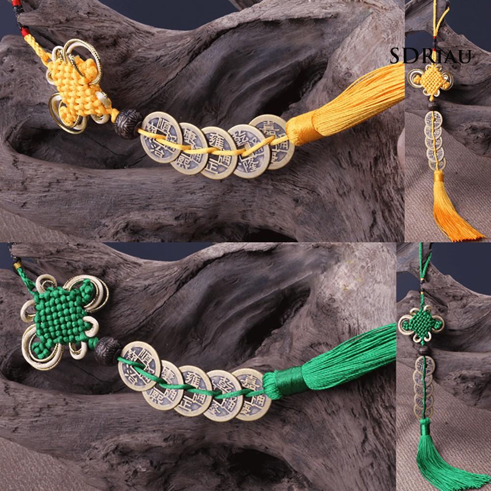 Phụ Kiện Treo Trang Trí Xe Ô Tô Hình Đồng Xu May Mắn