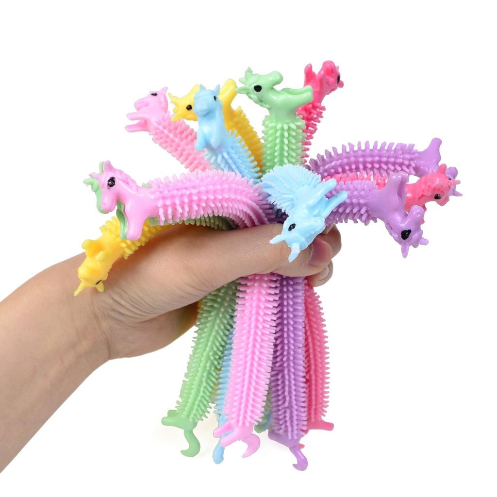 Squishy Mochi hình NGỰA UNICORM kéo dài NGỘ NGHĨNH mềm dễ thương chân thực giảm stress co dãn đàn hồi ngộ nghĩnh bóp bóp