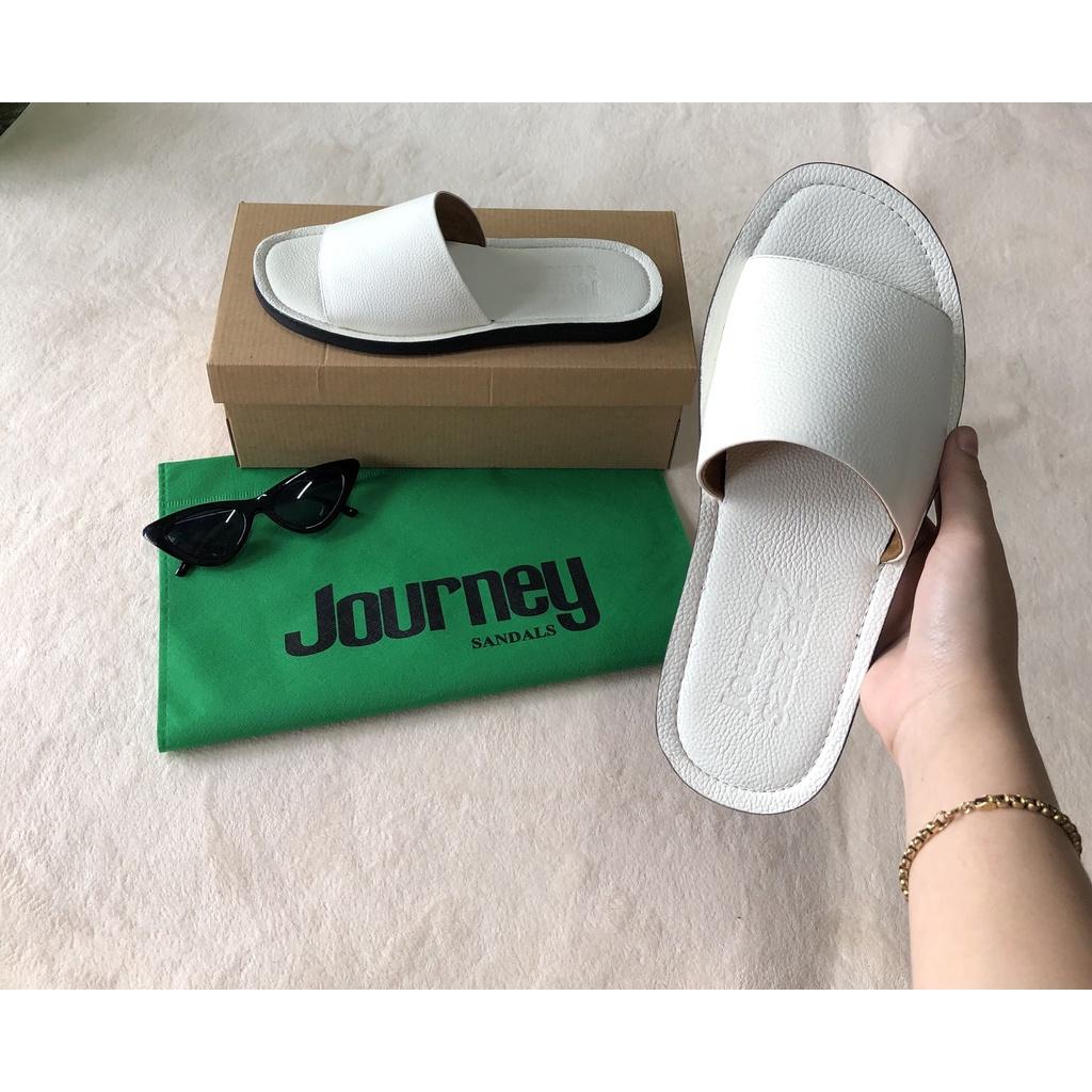 Dép Bảng Nam Nữ JOURNEY Chất Liệu Da Cao Cấp.