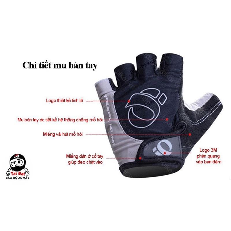 Găng tay xe đạp nửa ngón izumi
