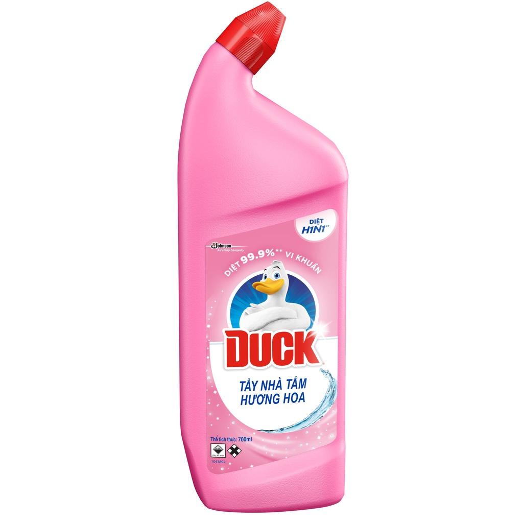 DUCK Tẩy Rửa Bồn Cầu và Nhà Tắm Hương Hoa 700ML